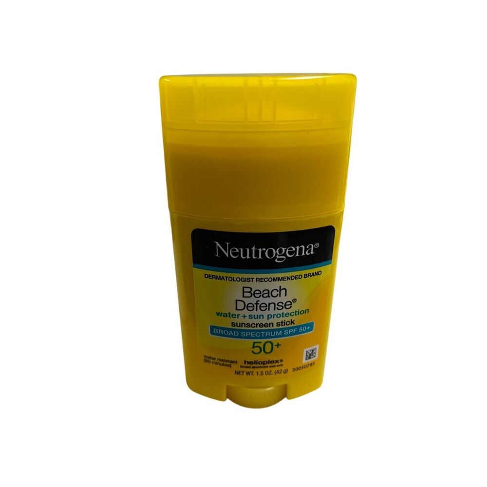 Neutrogena‎ Beach Defense Sunscreen Stick SPF 50+ Broad Spectrum 1.5 oz